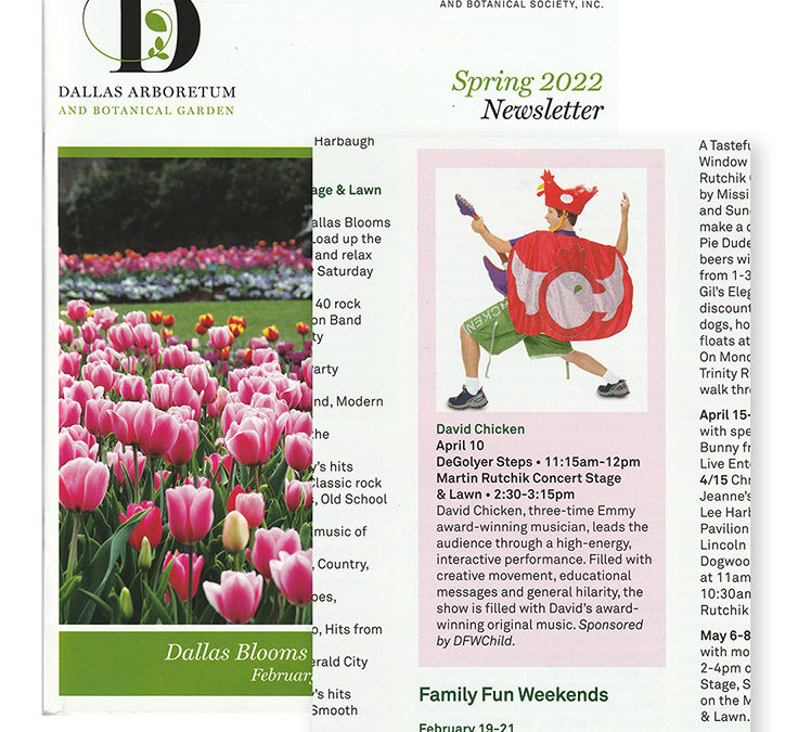 David Chicken Returns To The Dallas Arboretum!